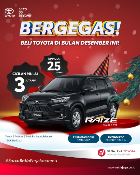 Special Promo Akhir Tahun Toyota Raize 2025