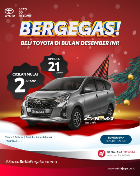 Special Promo Akhir Tahun Toyota Calya 2025